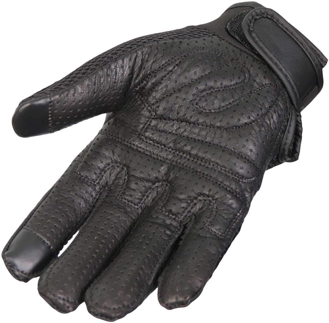 Detalle 2 de Hot Leathers Motorcycle Gloves, Leather