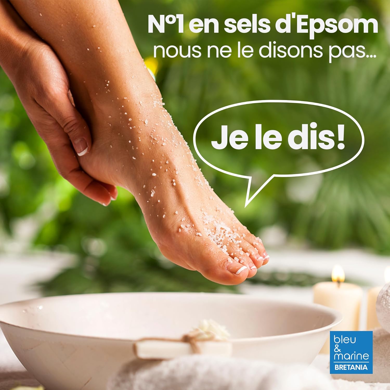 Thumbnail 6 de bleu & marine Bretania Magnésium Organique, Sel d’Epsom pour bain et pieds (500 g) – détox, récupération et relaxation