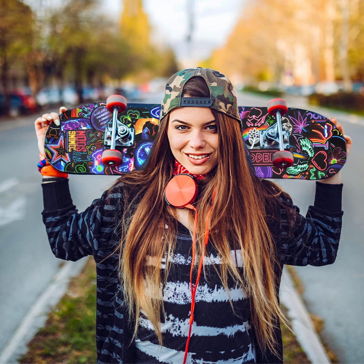 Thumbnail 2 de AIRNOGO Water Bottle Stickers 200 pcs 🌈