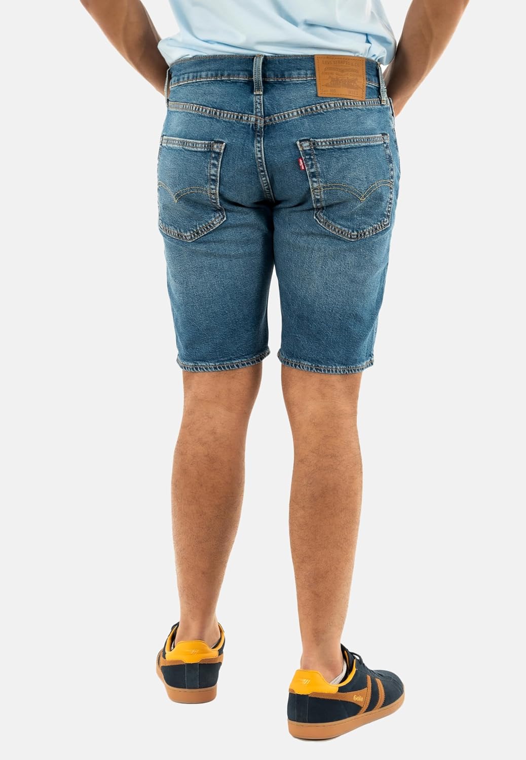 Detalle de Levi's 405 Standard Short en denim pour homme — coupe droite, style intemporel