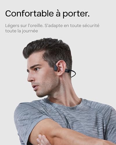 Thumbnail 2 de SHOKZ OpenRun: casque à conduction osseuse noir, autonomie 8 h