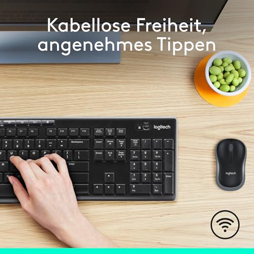 Detalle 2 de Logitech MK270 Kabelloses Set mit Tastatur und Maus für Windows