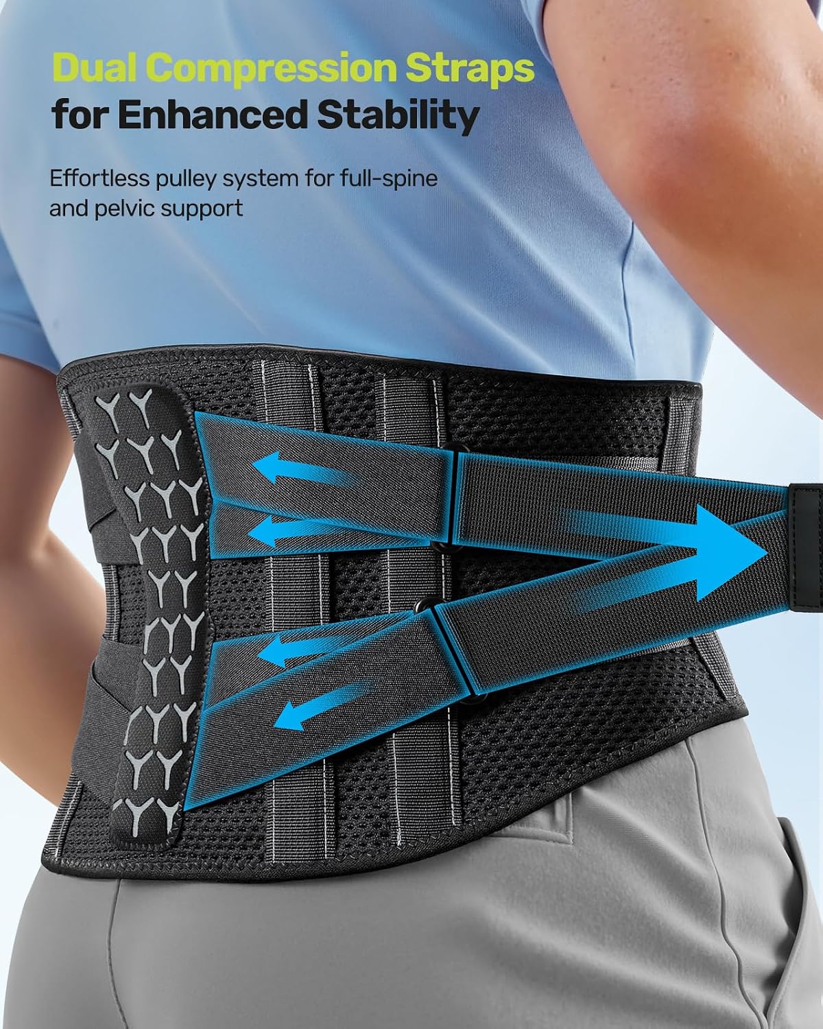 Thumbnail 2 de Rakiie Back Support Belt, 7 stays