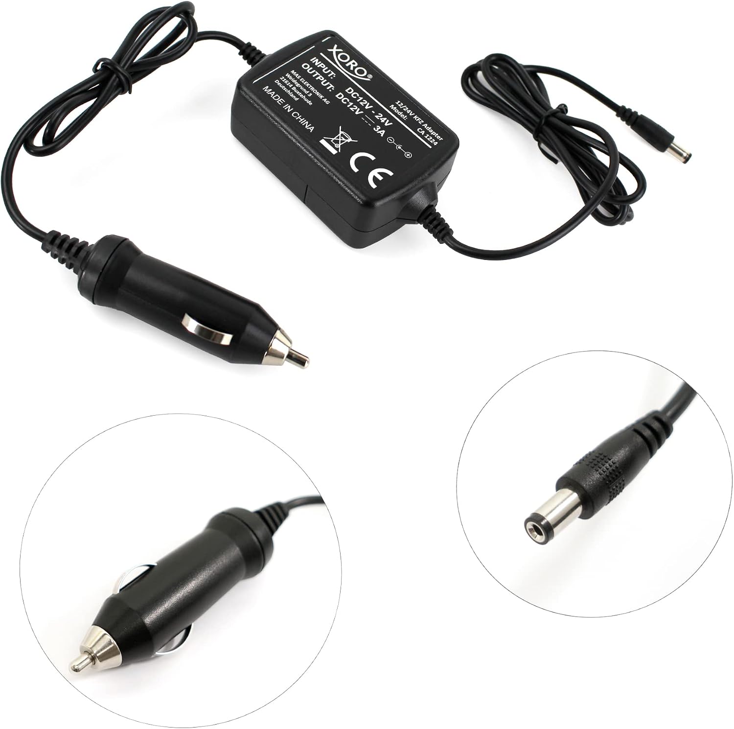 Detalle 2 de XORO CA1224 adaptateur allume-cigare 12 V