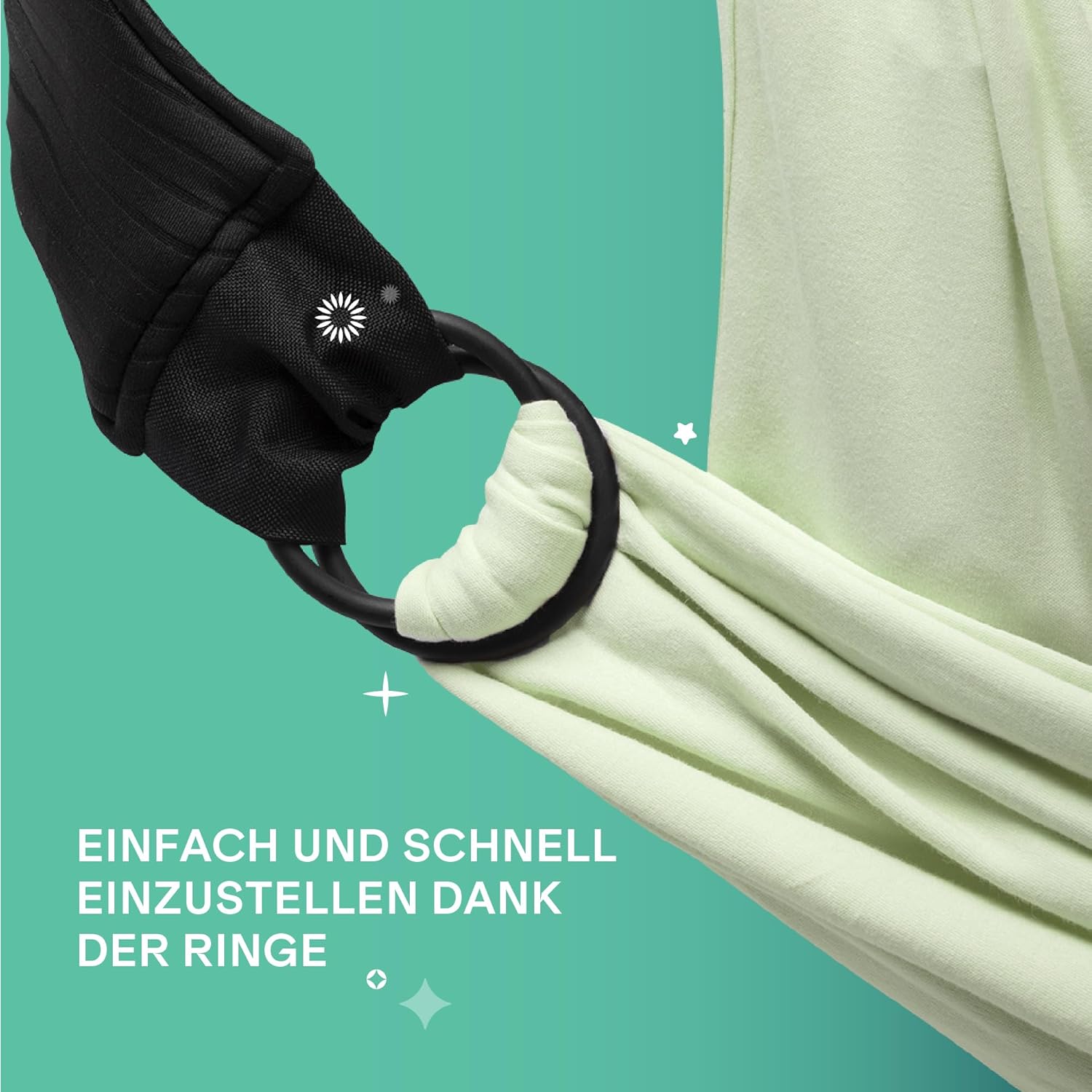 Thumbnail 4 de Koala Babycare Babytragetuch Cuddle Band 2.0 – elastisch, bis 15 kg, verstellbar & unisex