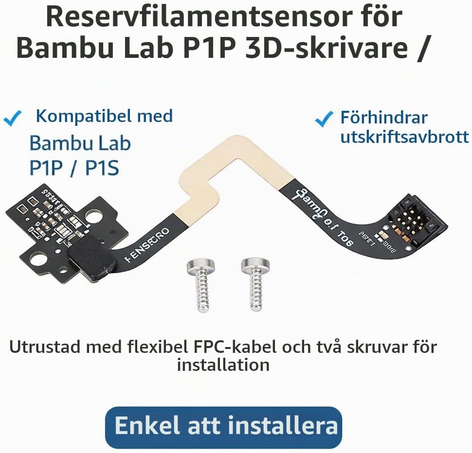 Detalle 1 de Hyuduo Hall-sensorbräda för filament till P1P/P1S med FPC-kabel