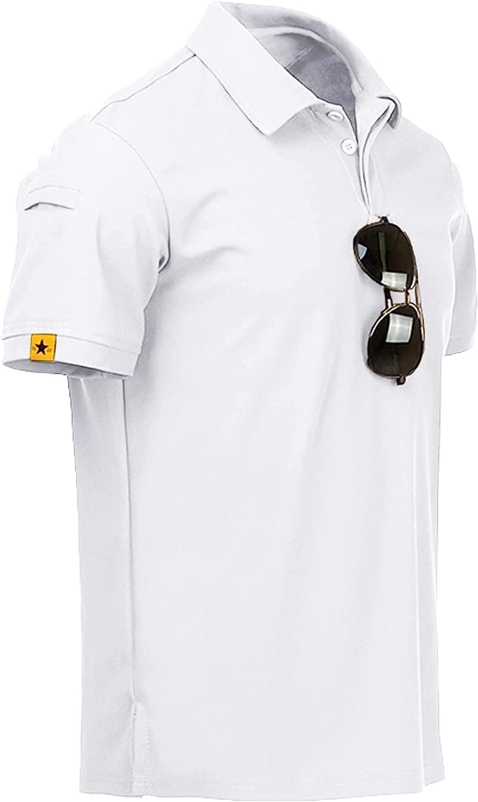 Thumbnail 6 de JACKETOWN Men Polo Shirt Short Sleeve Breathable Tennis Shirt