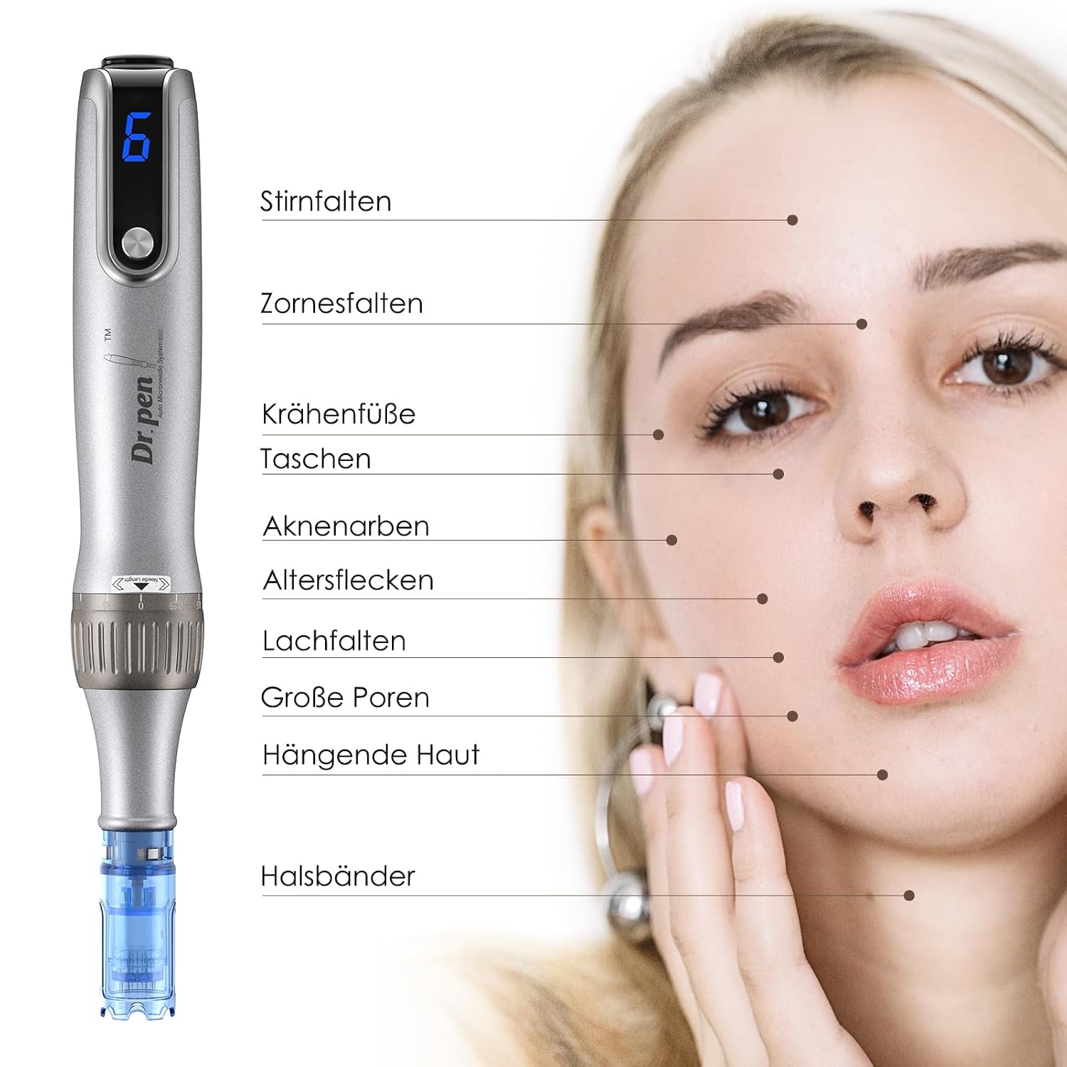 Detalle de Dr. pen Ultima M8S Microneedling-Pen, 7 Patronen ⚙