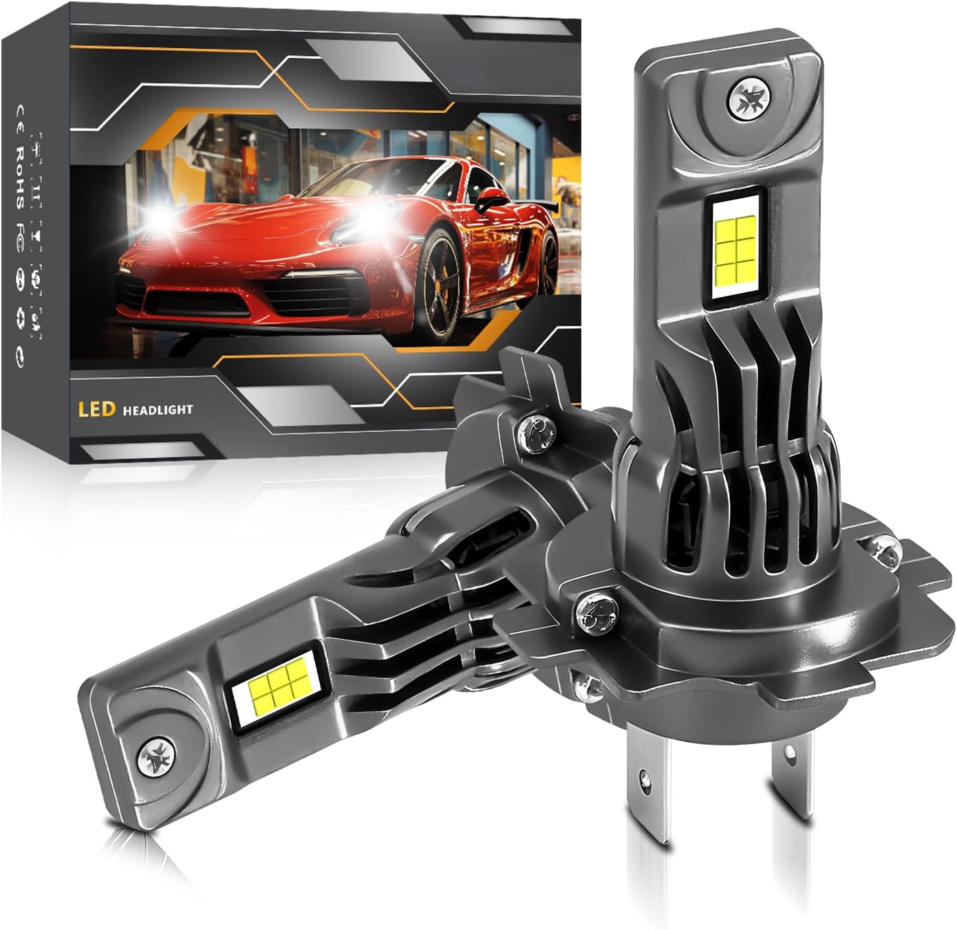 Detalle de Kairiyard H7 LED 26000 lm, 100W