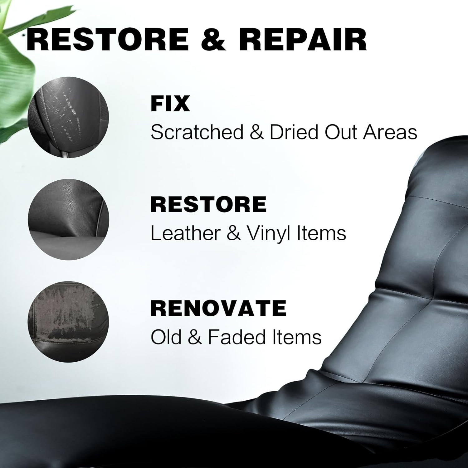 Detalle de WEYSTOM Kit Riparazione Pelle 90 ml 🧽