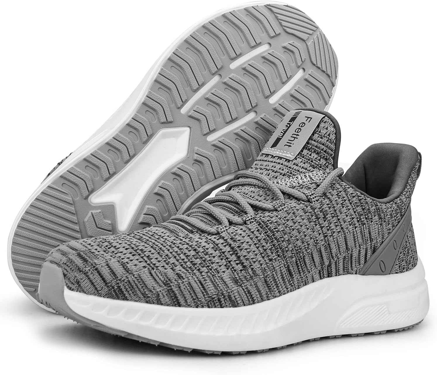 Thumbnail 6 de Feethit Mens Slip-On Walking Shoes Lightweight Mesh Sneakers