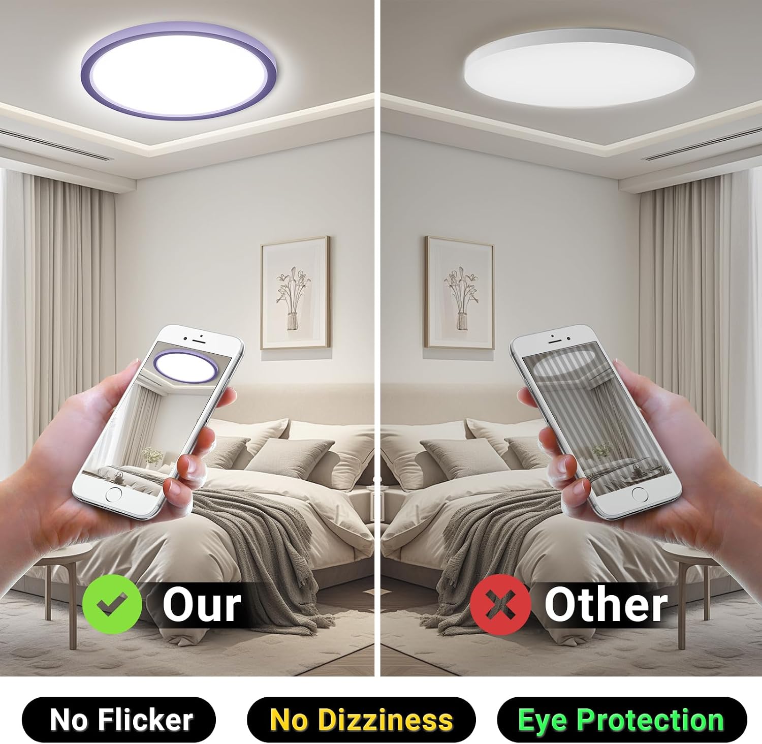 Detalle 2 de LQWELL Deckenleuchte LED 18W 220×24mm