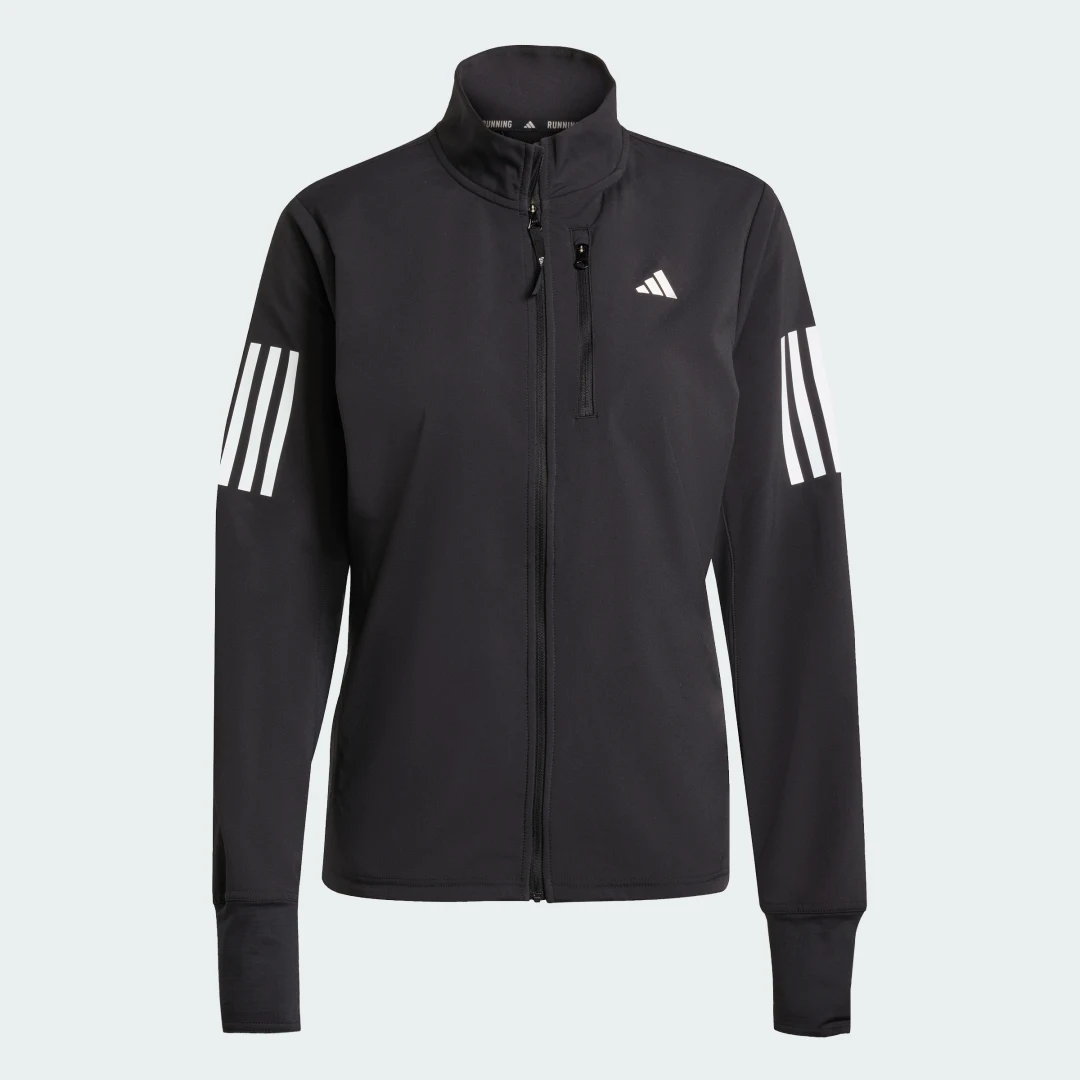 Detalle de Chaqueta de invierno Adidas Own The Run (Negro) – cobertura para tus rutas
