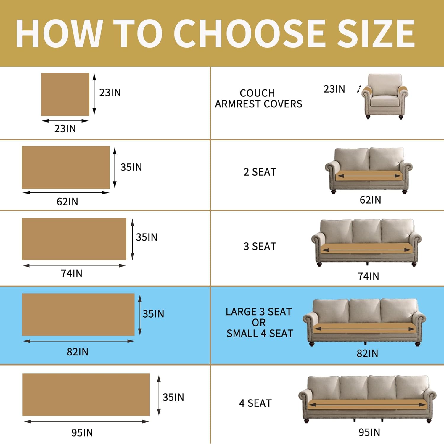 Thumbnail 4 de HAOMAIJIA Waterproof Couch Cover for Dogs (Off White, 35" x 82")