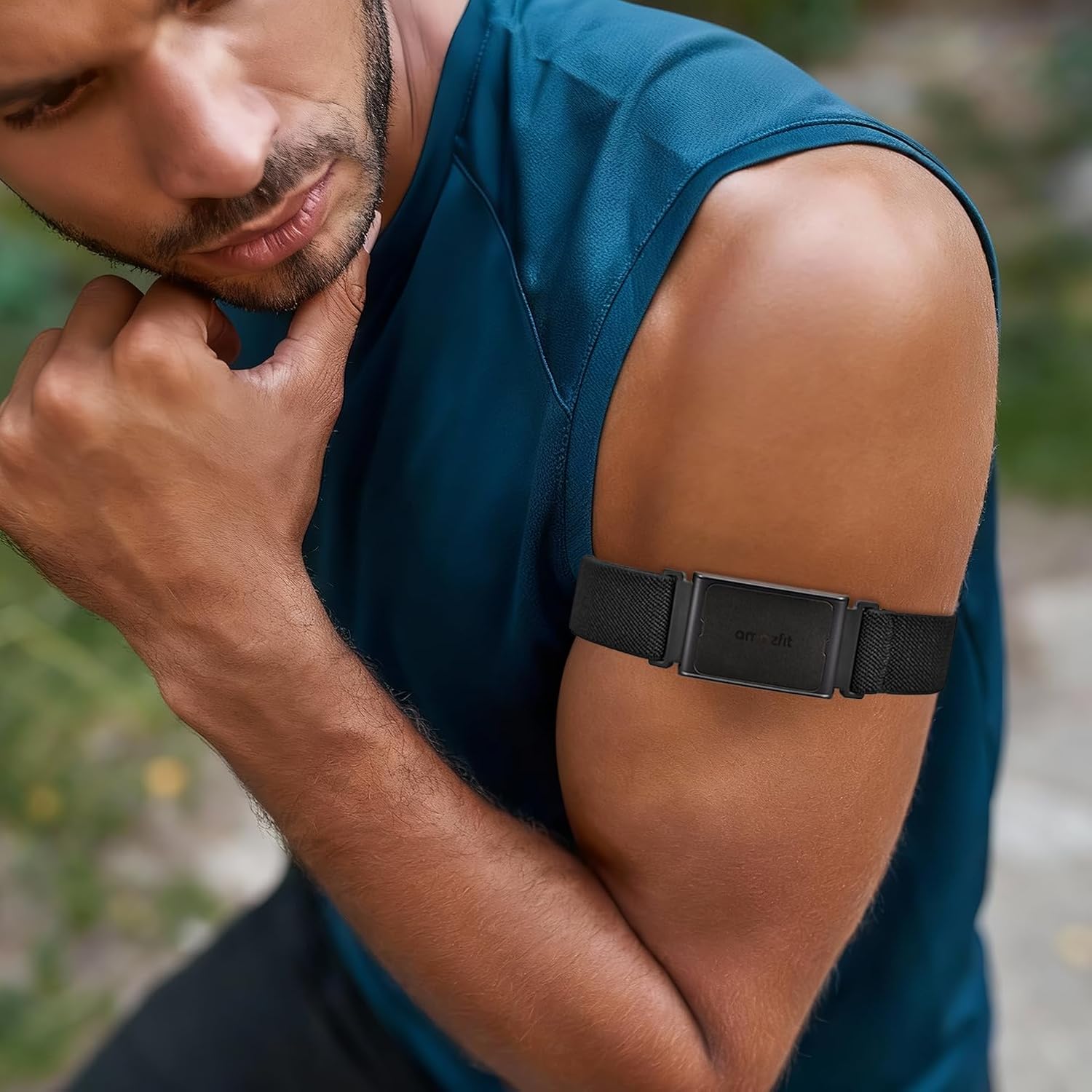Detalle de Bolesi 22mm 伸縮ナイロン製アームバンド Amazfit Helio対応 38cm ブラック