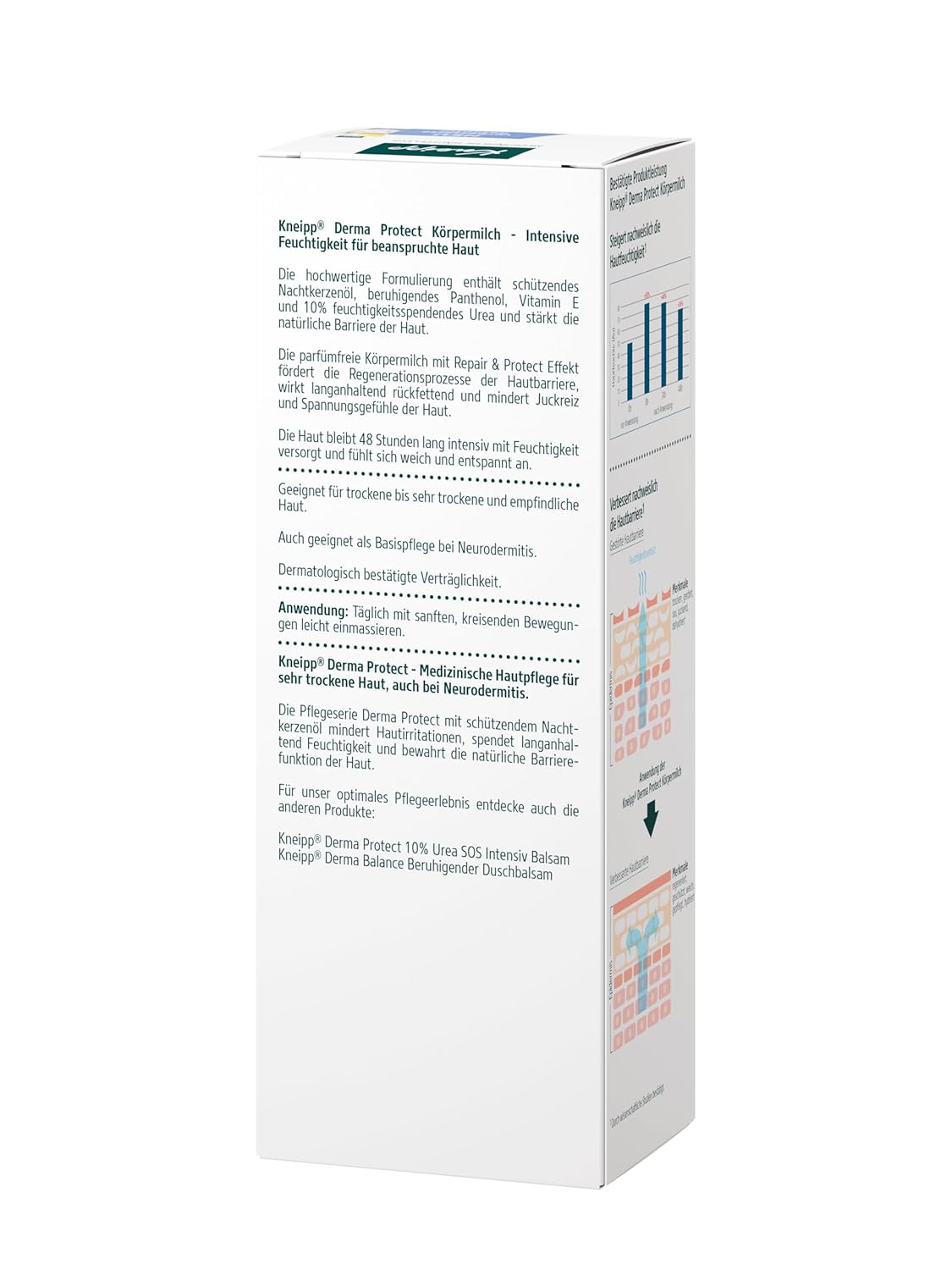 Thumbnail 2 de Kneipp DERMA PROTECT 10% Urea Körpermilch parfümfrei (200 ml) – medizinische Hautpflege für sehr trockene Haut