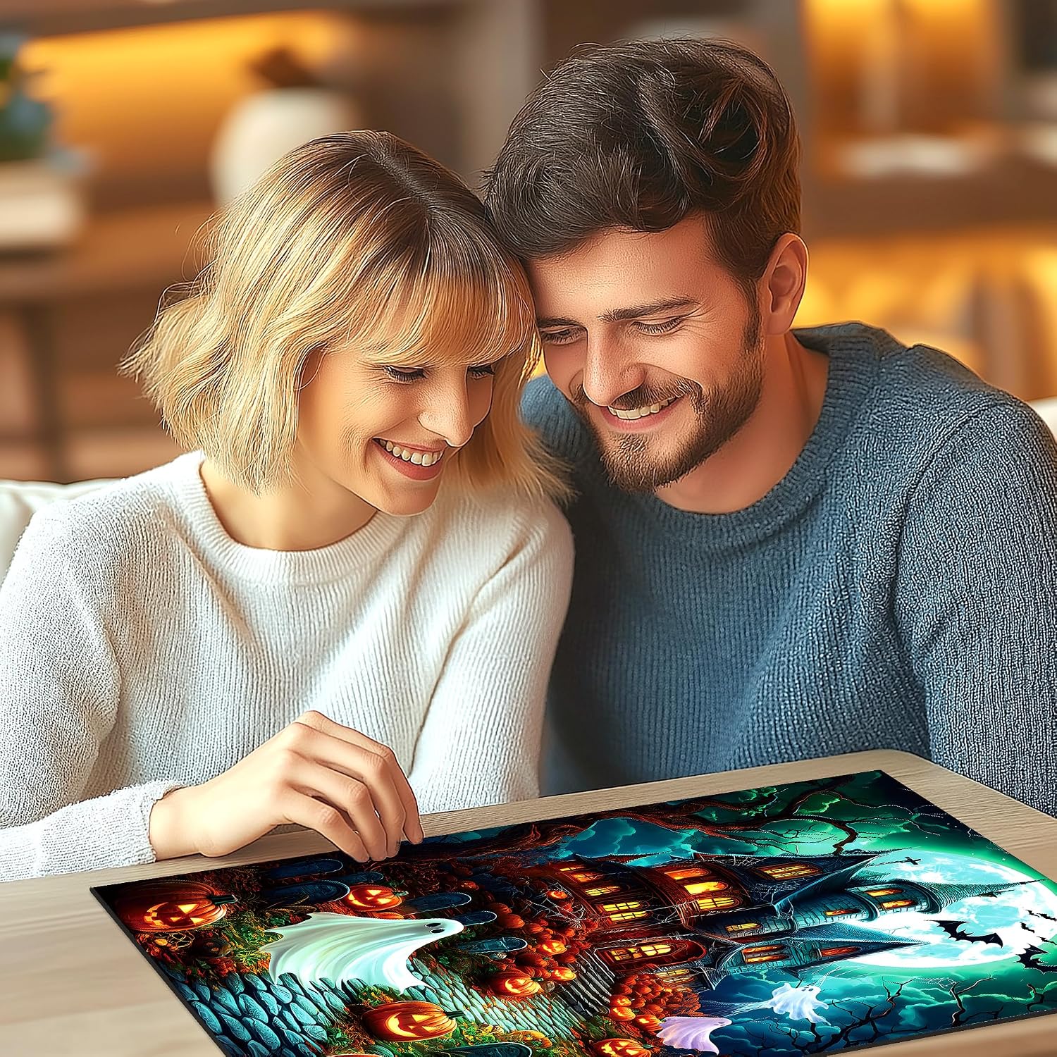 Thumbnail 6 de Blueforest Halloween jigsaw puzzle, 1,000 pieces