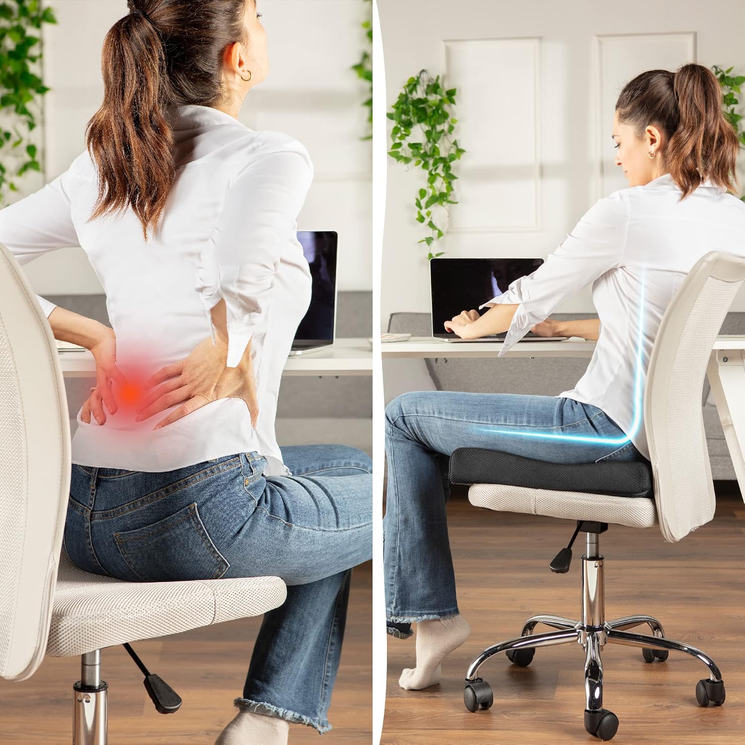 Thumbnail 2 de Flowen Cuscino Seduta Ergonomico per Coccige 💺
