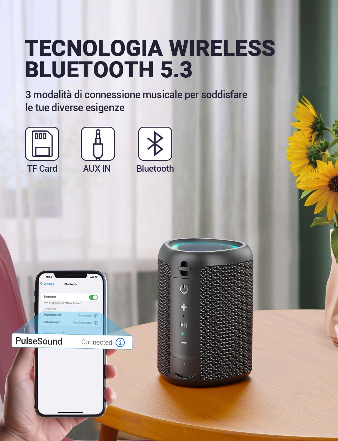 Thumbnail 3 de UOHHBOE Cassa Bluetooth 15W portatile 🎵