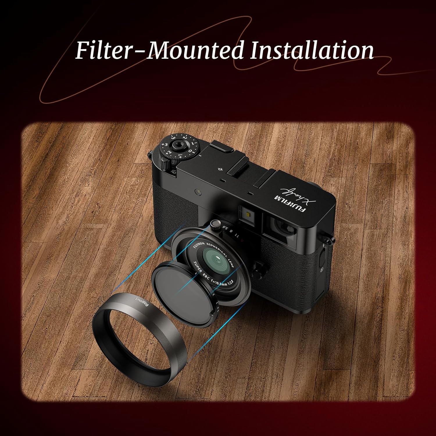 Thumbnail 6 de SMALLRIG Shading Hood for Fujifilm X Half (5709) — Aluminium, Anti-Scratch, Anti-Glare