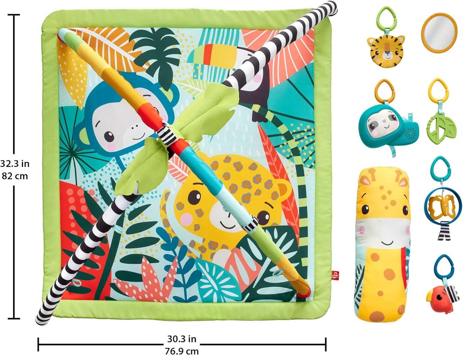 Thumbnail 6 de Fisher-Price Gimnasio Sensorial Selva Tropical 🦁 3 en 1
