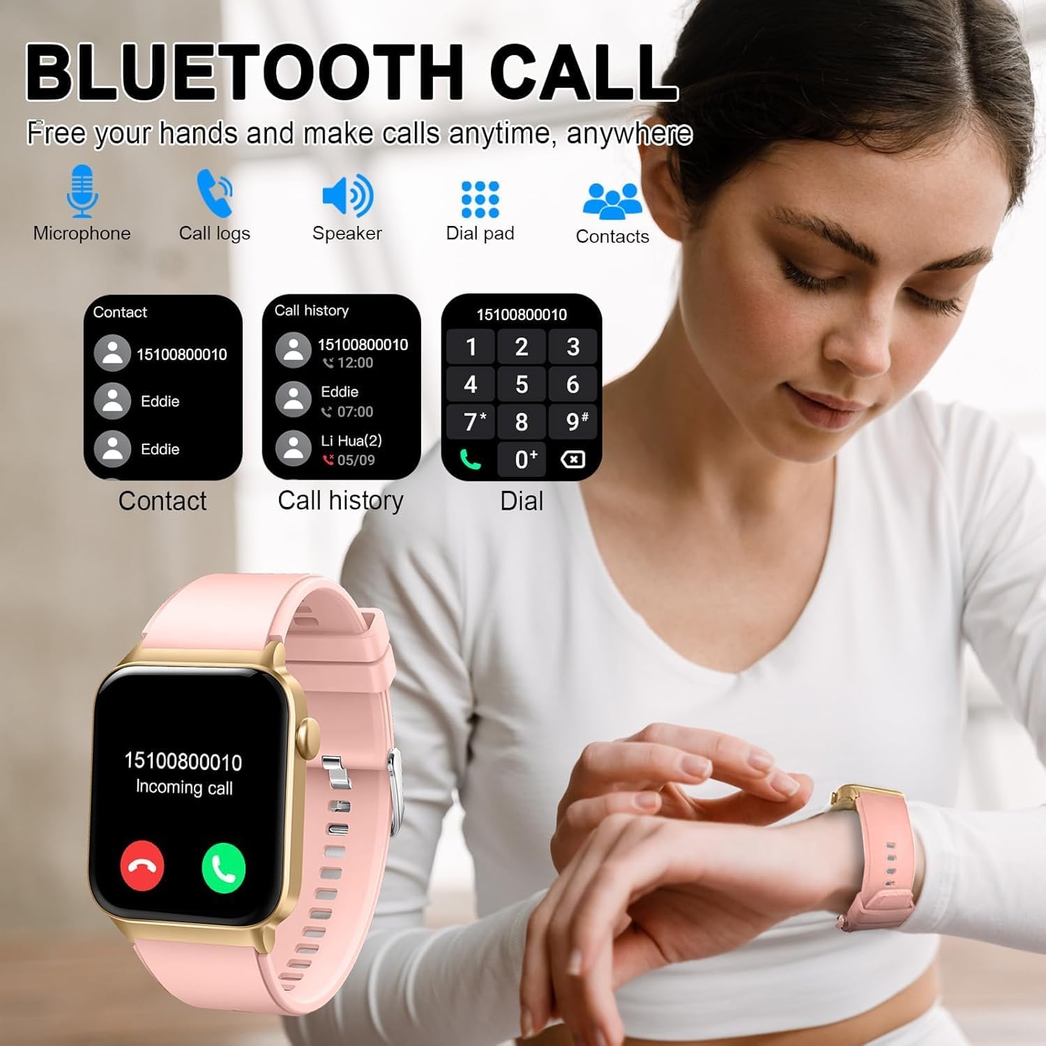 Detalle de Smart watch with 1.85-inch HD display