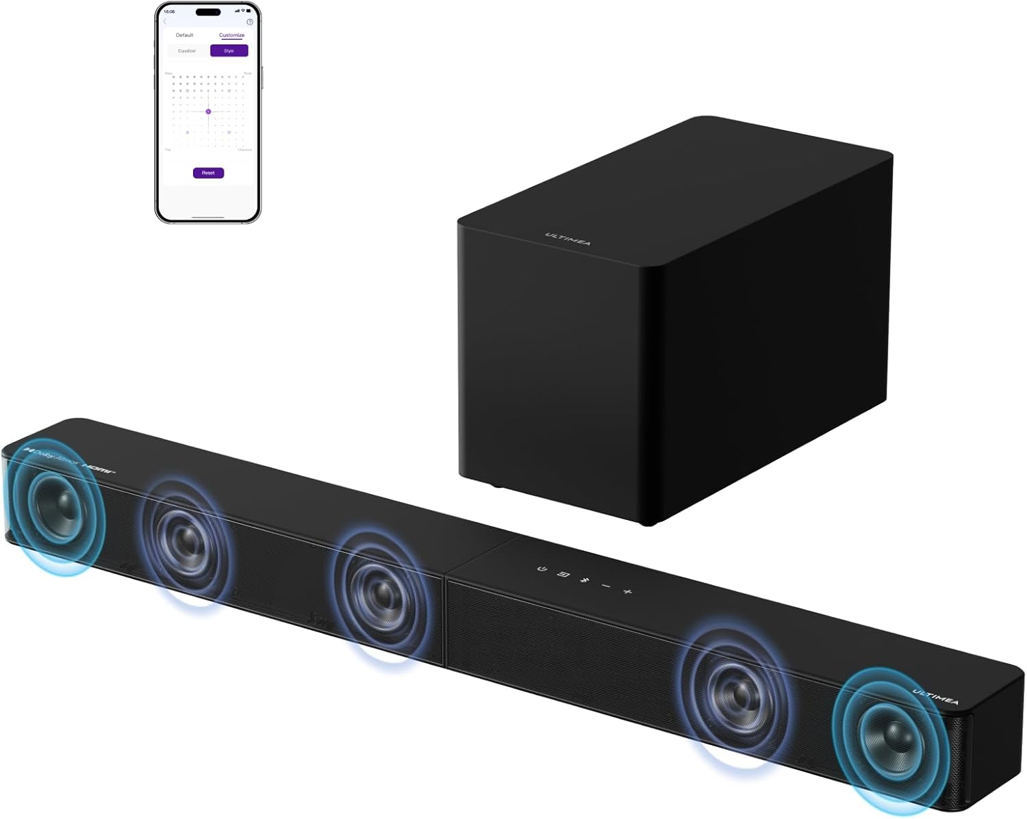 ULTIMEA Poseidon M60 Boom 340W 5.1ch soundbar