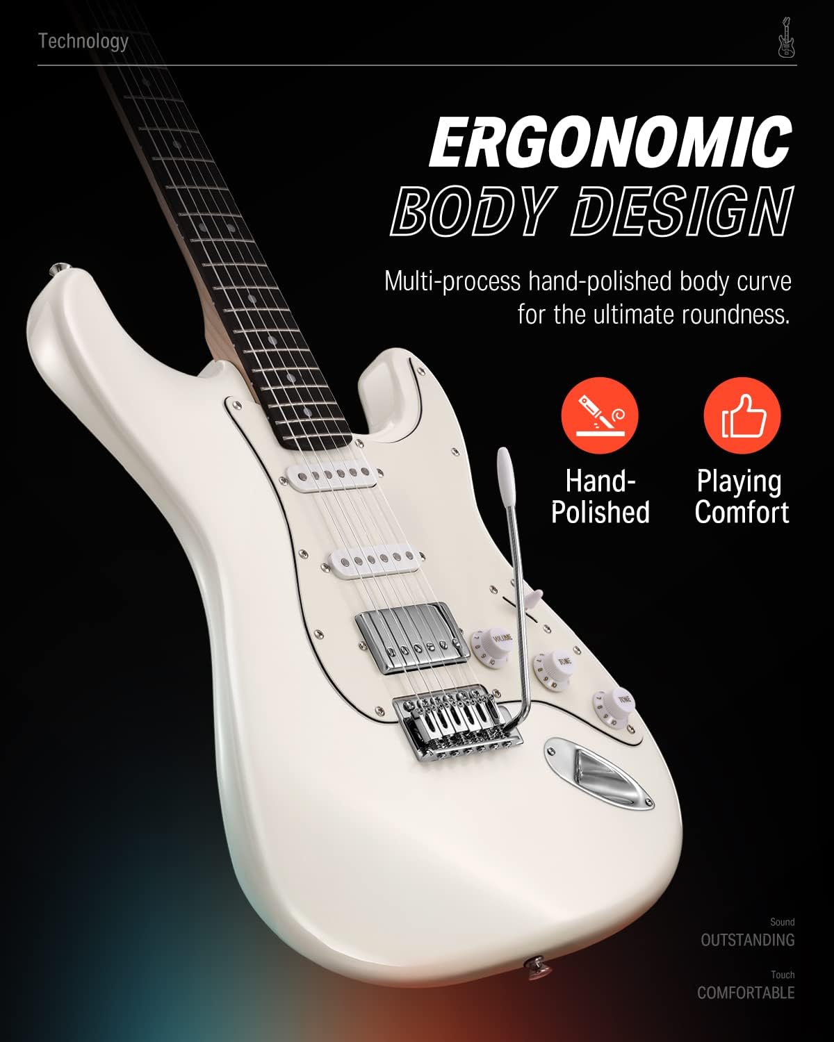 Detalle de Donner electric guitar DST-152