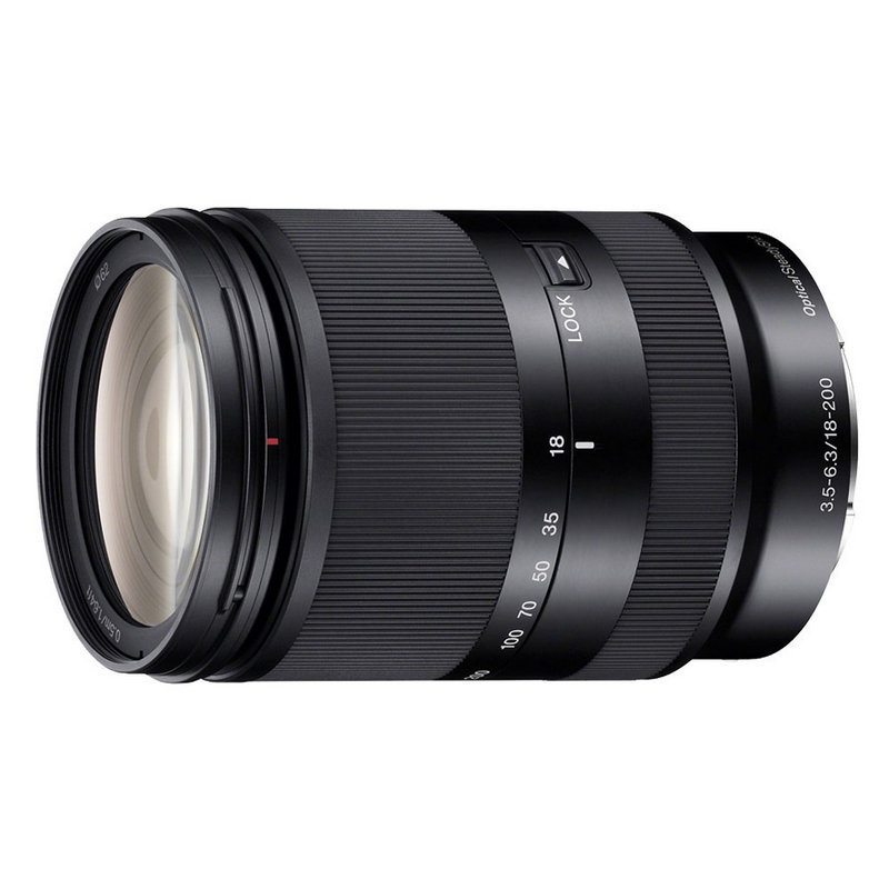 Detalle de Sony SEL18200LE: objetivo 18–200 mm para Sony E con estabilización OSS y rendimiento versátil