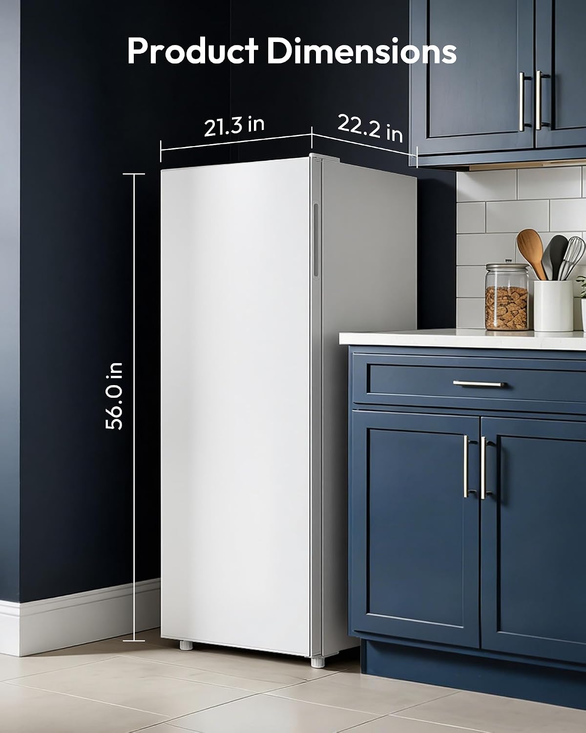 Thumbnail 6 de ICEVIVAL UF003-68 7 cu. ft. Convertible Upright Freezer with 5 Shelves