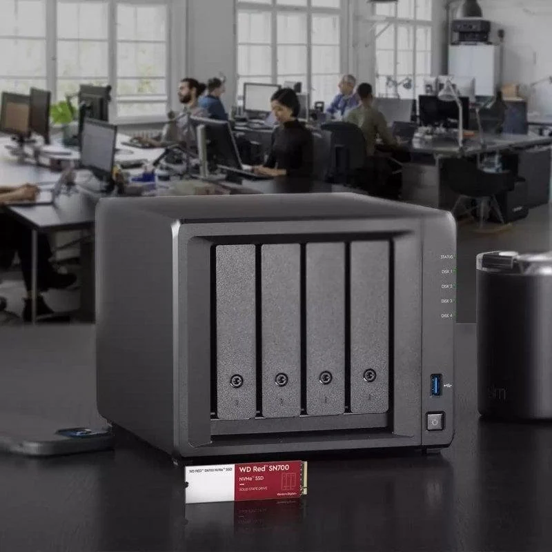 Detalle de WD Red SN700 1TB SSD M.2 NVMe PCIe 3.0 de Sandisk: rendimiento y fiabilidad para NAS