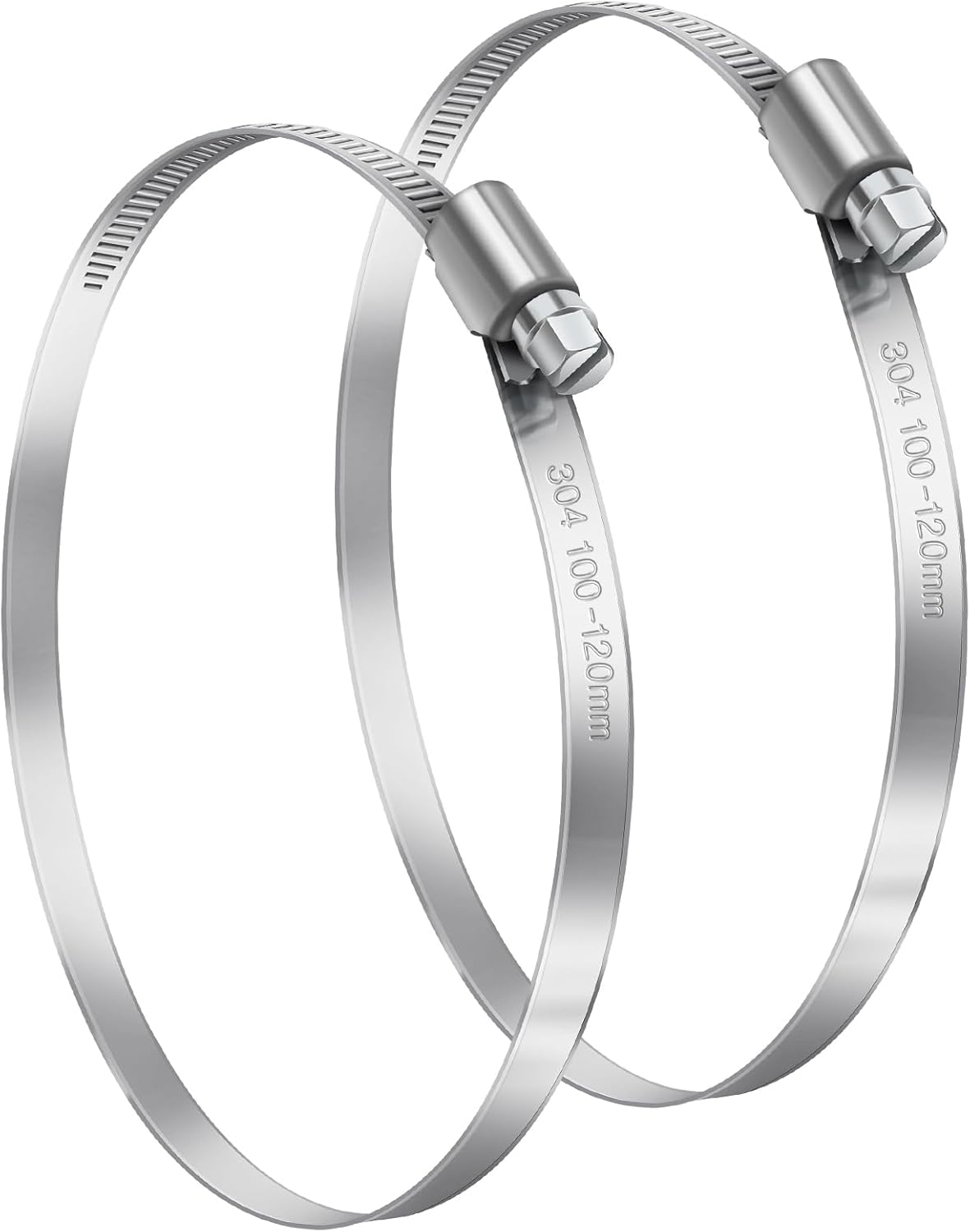 Thumbnail 6 de Bolatus Adjustable Hose Clips (10 Pack) — 304 Stainless Steel Worm Drive Clamps for Pipes