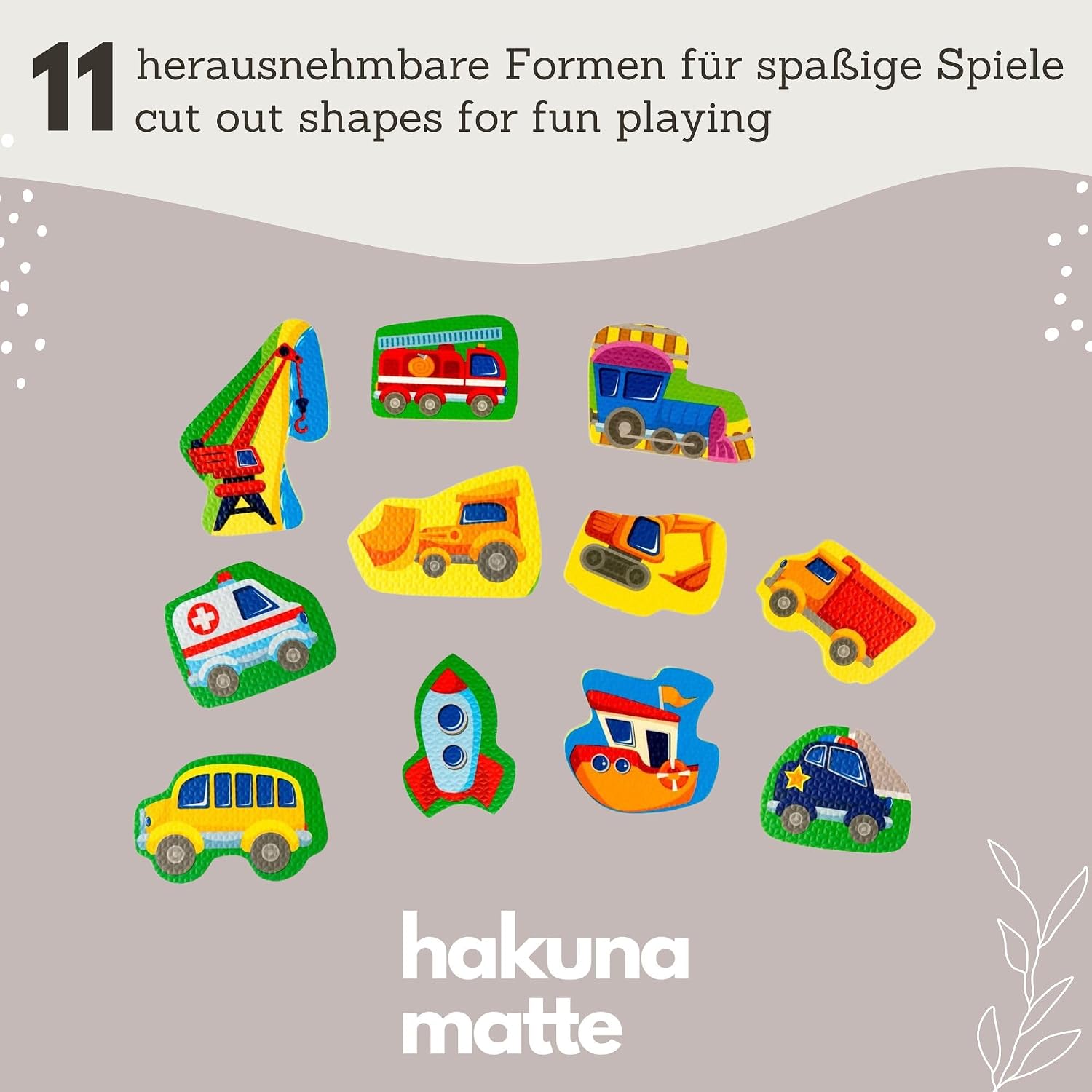 Thumbnail 3 de Straße Puzzlematte Baby 1,2x1,2 m