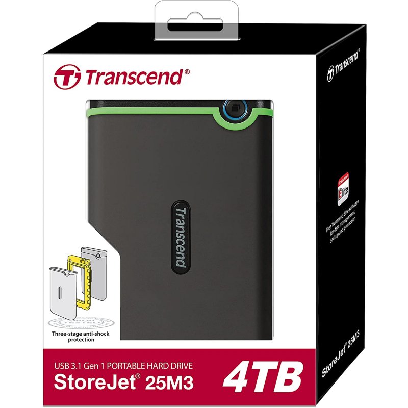 Thumbnail 1 de Transcend StoreJet 25M3S 2,5" 4TB USB 3.1📀