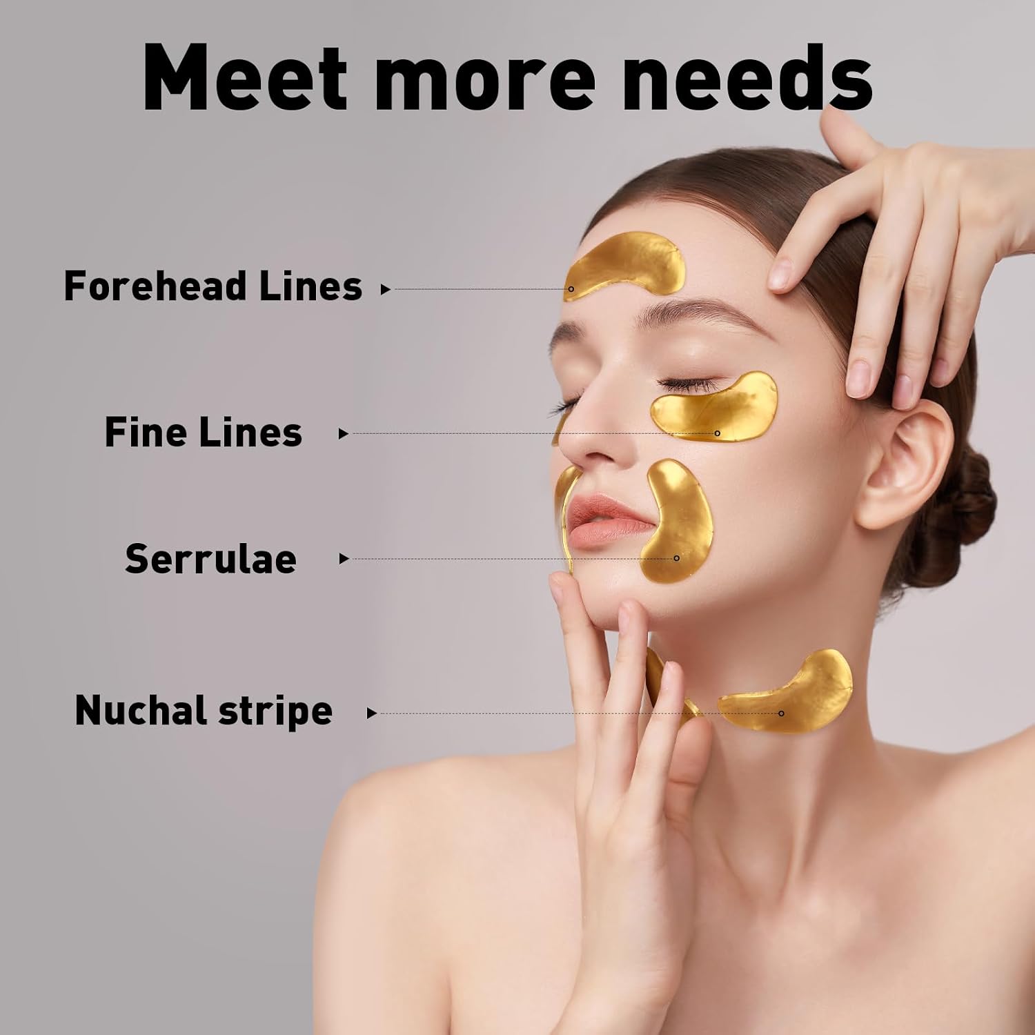Thumbnail 4 de CHMI 24K Gold Under Eye Patches (50 Pairs) for Puffy Eyes, Dark Circles, and Wrinkles