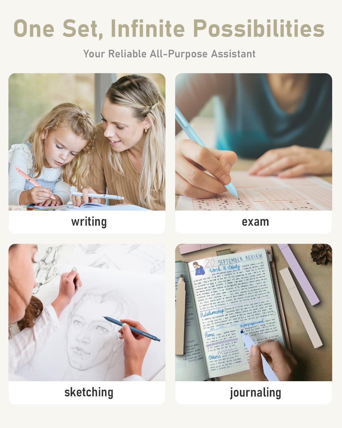 Thumbnail 6 de Four Candies 39 Stück Schulsachen ✏️