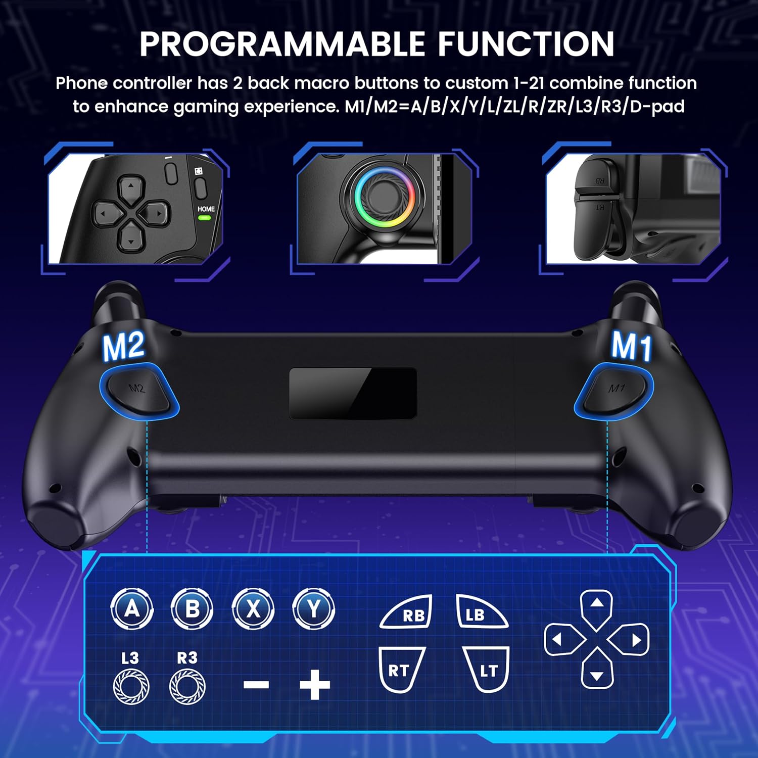 Thumbnail 4 de HELLCOOL Switch 2 Pro Controller 1000mAh