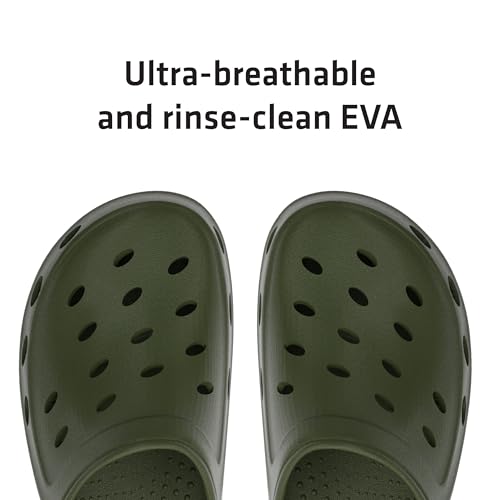 Thumbnail 3 de Lakeland Active Men's Silloth Lightweight Ventilated Clogs – Moss Green (8 UK)