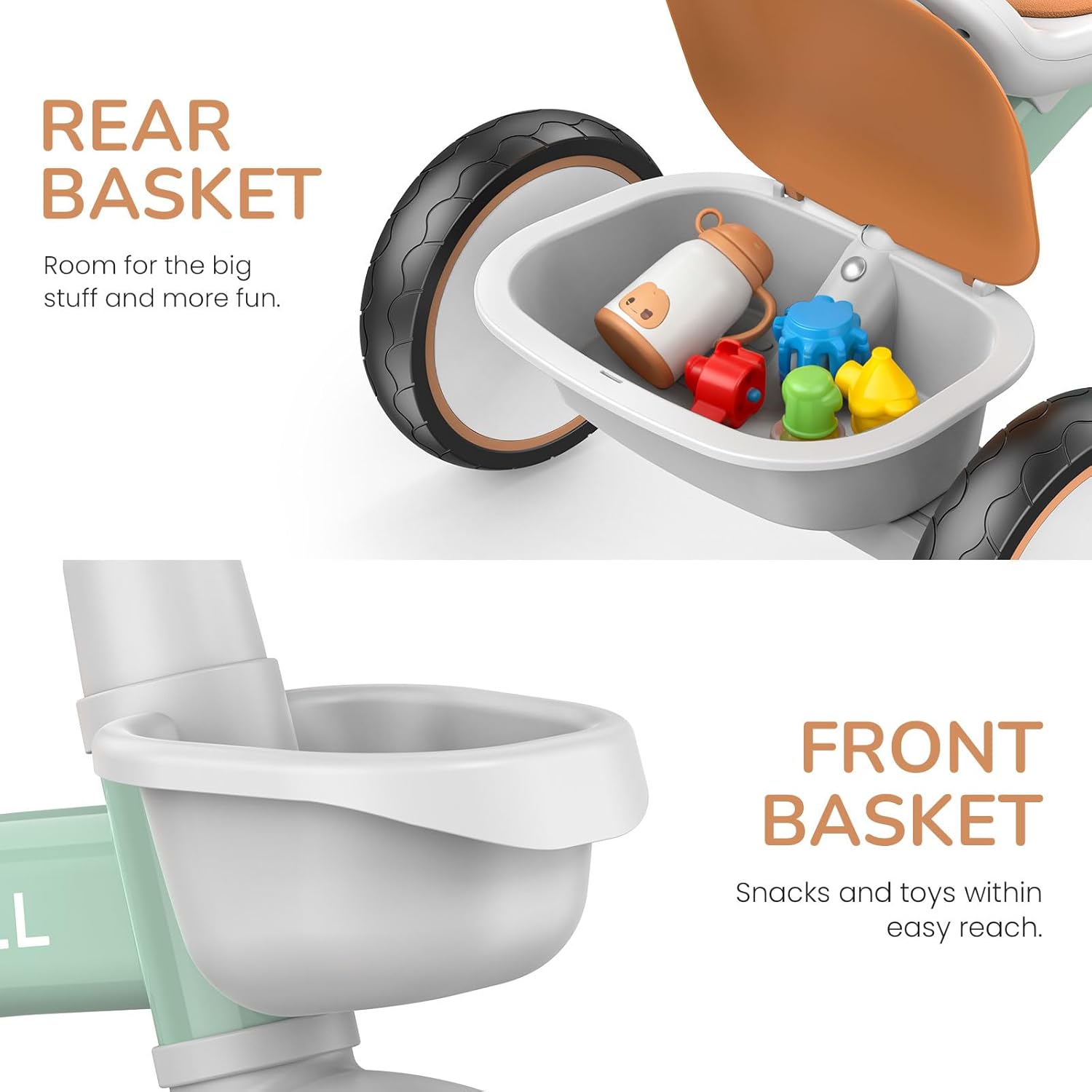 Thumbnail 5 de Umatoll Toddler Tricycle 18 months