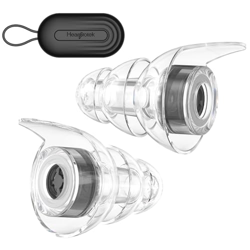 Imagen de Hearprotek High Fidelity Ear Plugs for Concerts (1 Pair, Size M, Black) – Low‑Profile Noise Reduction en OfertitasTOP