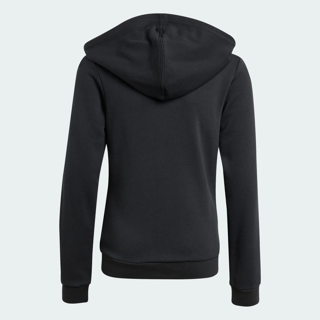 Detalle 2 de Chaqueta con capucha Essentials Linear Logo de Adidas – color negro