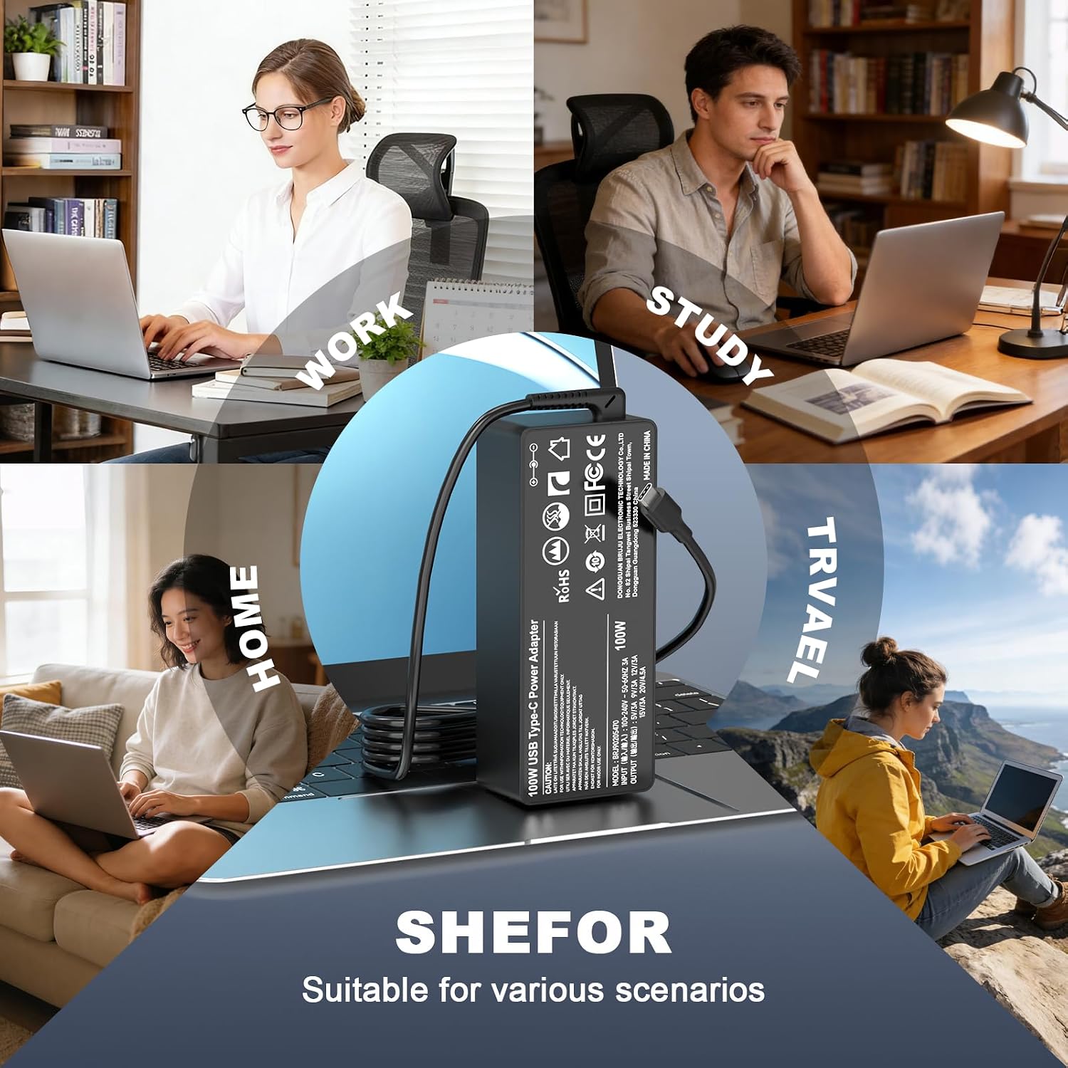 Thumbnail 6 de shefor 100W USB‑C Ladegerät für Laptop