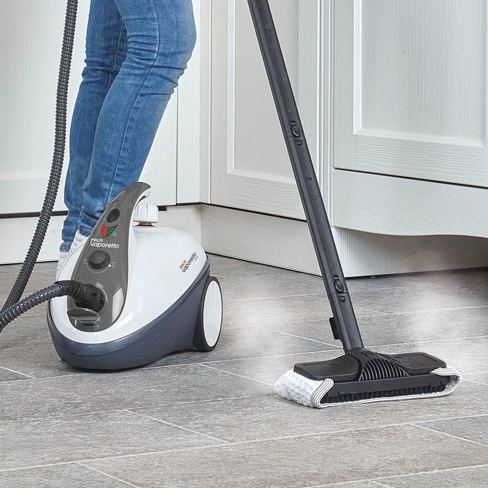 Detalle de Polti Vaporetto Smart 30 S: Pulitore a vapore con caldaia ad alta pressione (fino a 3 bar) e 12 accessori