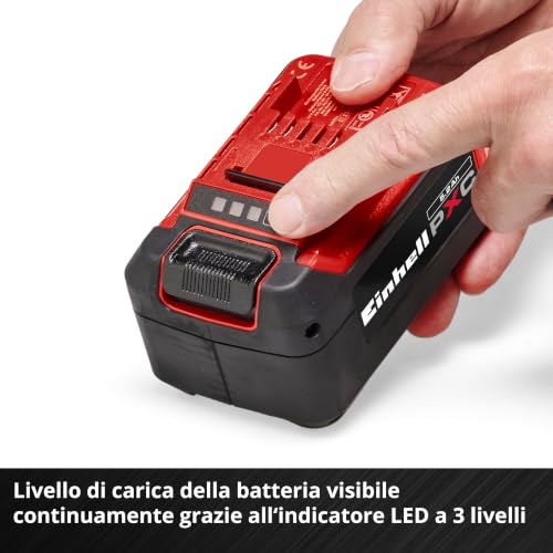 Detalle de Einhell Original Battery PXC 18 V 5,2 Ah: autonomia modulare per la tua gamma Power X-Change