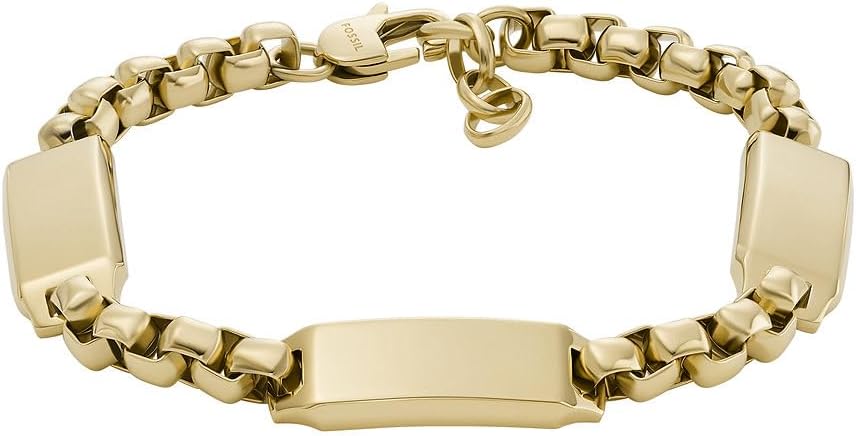 Thumbnail 6 de Fossil Drew Bracelet pour homme en acier inoxydable — fermoir mousqueton, longueur 225 mm