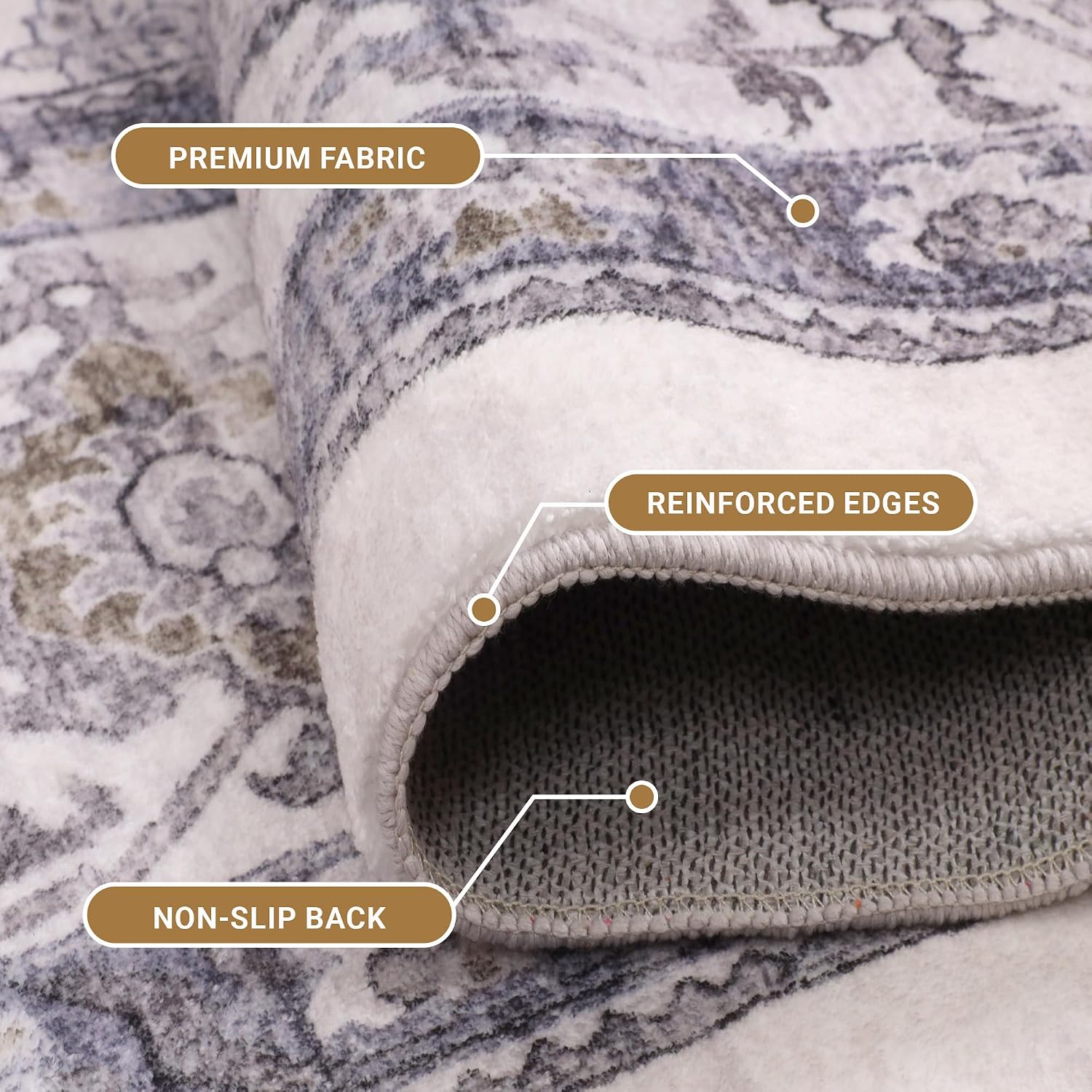 Thumbnail 1 de Aspire Homeware 60x110 Serene Rug