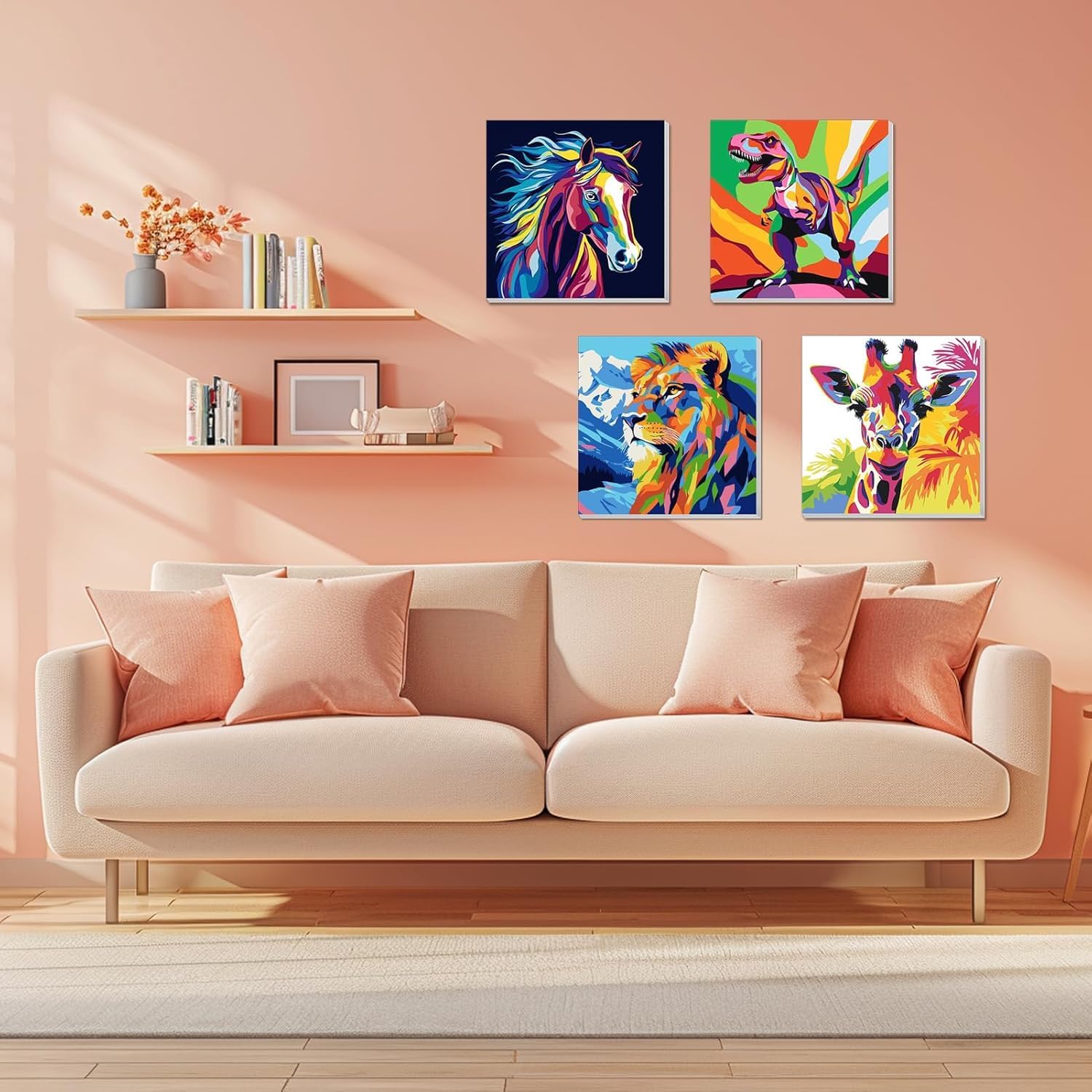 Thumbnail 4 de BEAYIOU 4 Pack Paint by Numbers for Kids 8–12