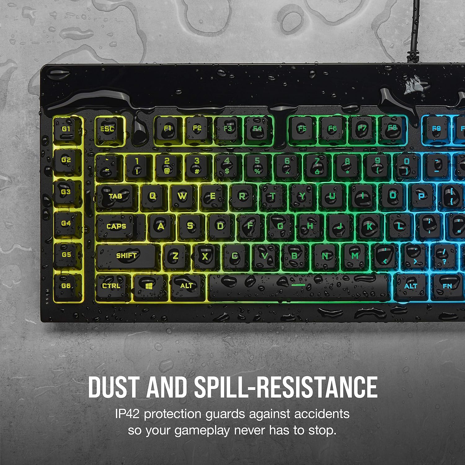 Thumbnail 4 de Corsair K55 RGB PRO gaming keyboard IP42