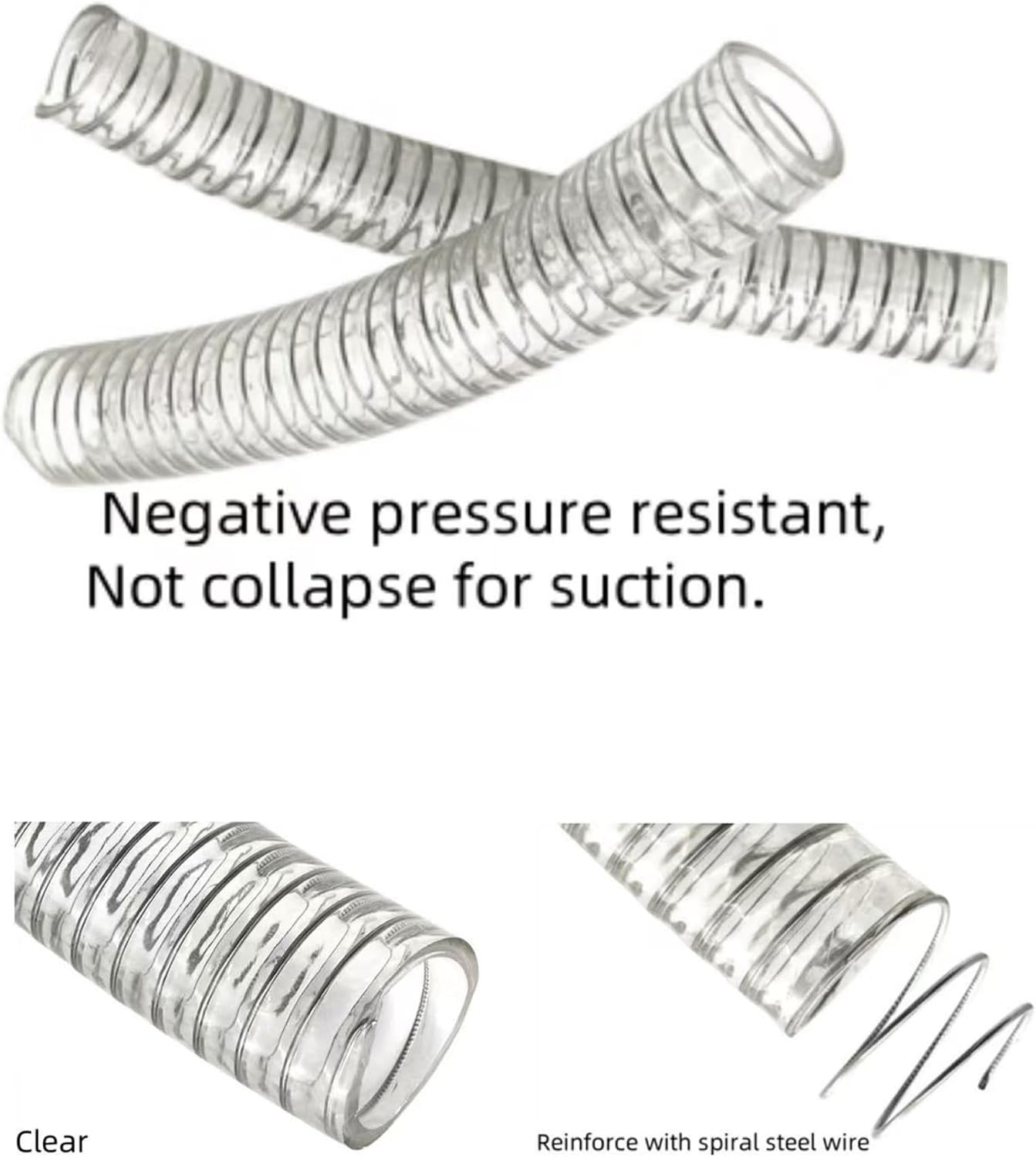 Detalle de SHASKOKOEN Wire-Reinforced Hose, 16.4 ft