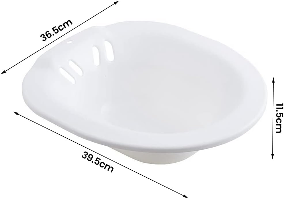 Thumbnail 6 de Sitzbad für die Toilette – tragbare Sitzbadewanne/Bidet-Einsatz (ca. 2,2 Liter) gegen Hämorrhoiden & für Wochenbettpflege